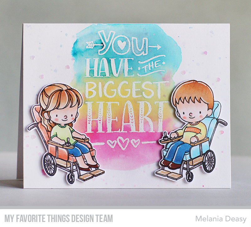 Handmade card from Melania Deasy featuring products from My Favorite Things #mftstamps