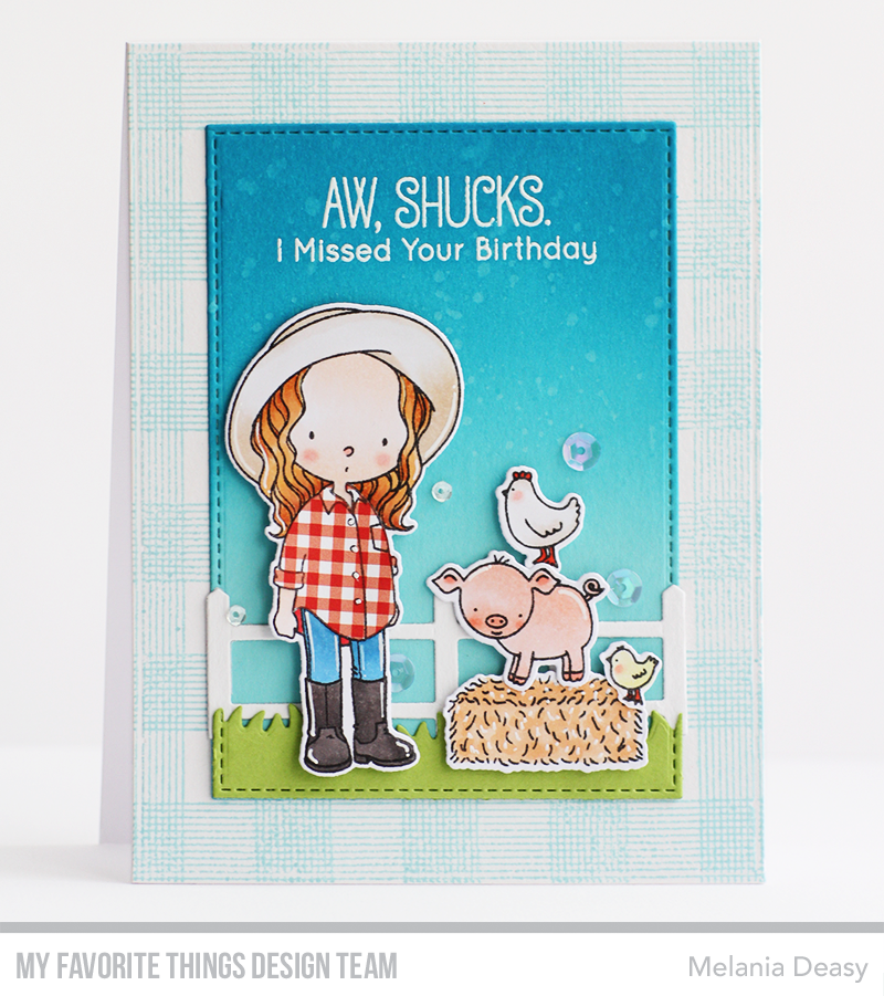 Handmade card from Melania Deasy featuring products from My favorite Things #mftstamps