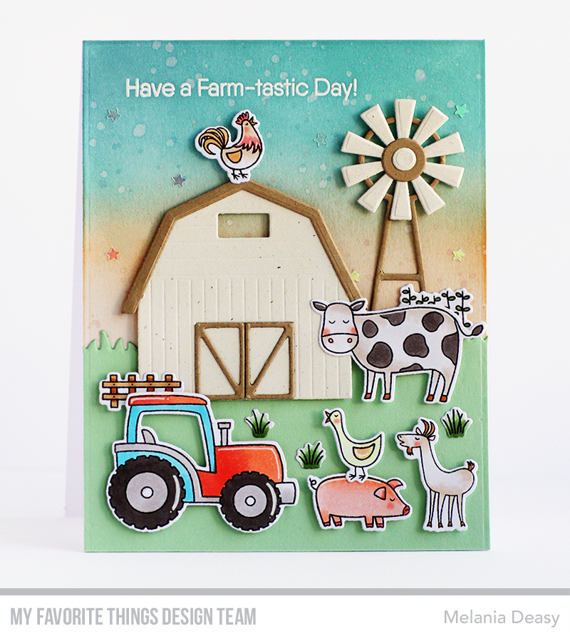 Handmade card from Melania Deasy featuring products from My Favorite Things #mftstamps