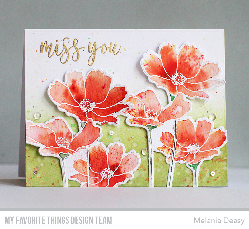 Handmade card from Melania Deasy featuring products from My Favorite Things #mftstamps