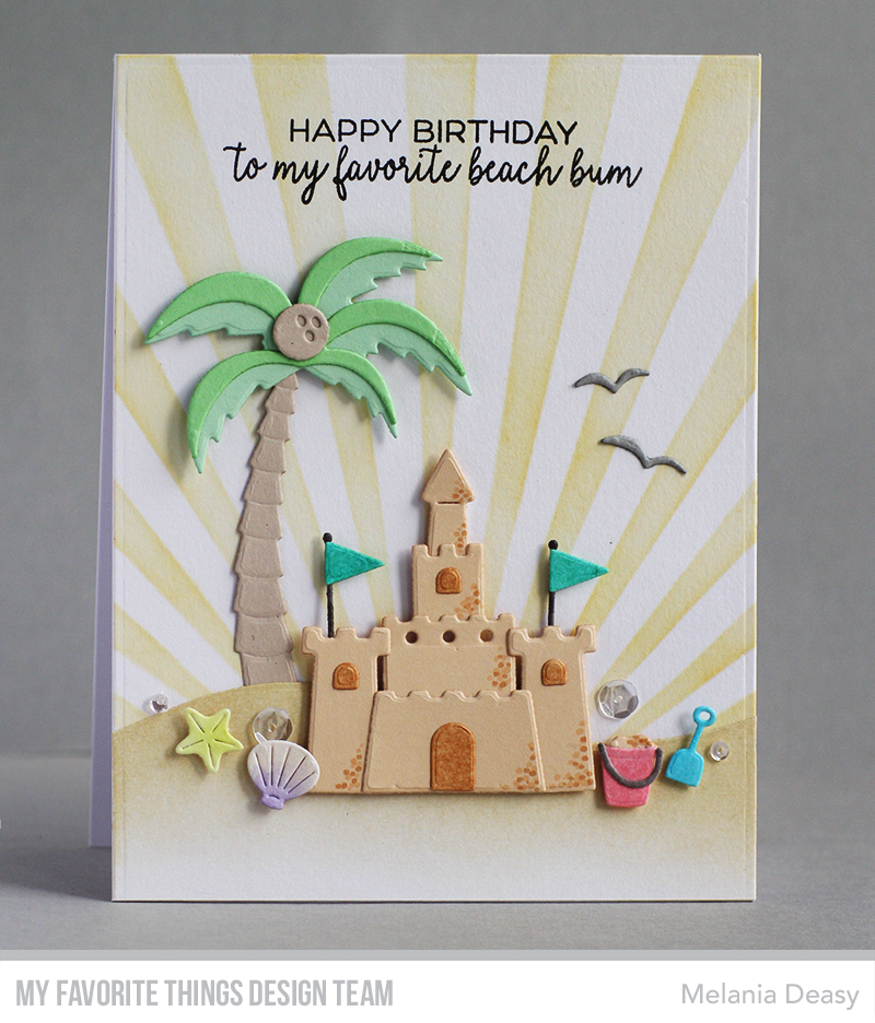 Handmade card from Melania Deasy featuring products from My Favorite Things #mftstamps