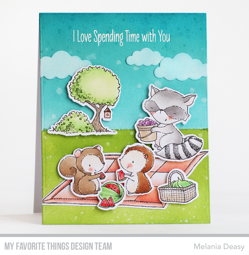 Handmade card from Melania Deasy featuring products from My Favorite Things #mftstamps