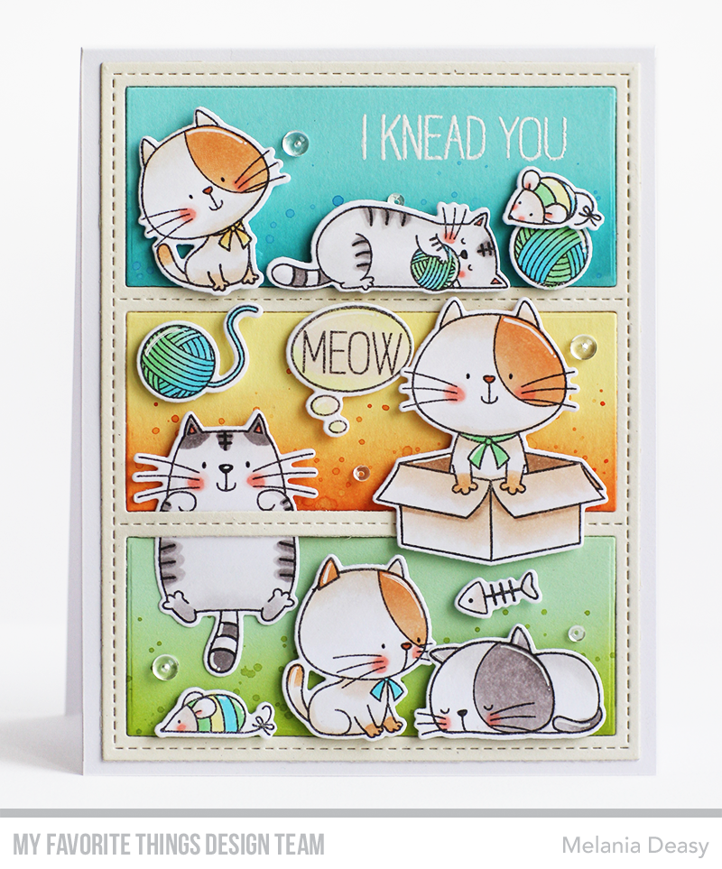 Handmade card from Melania Deasy featuring products from My Favorite Things #mftstamps