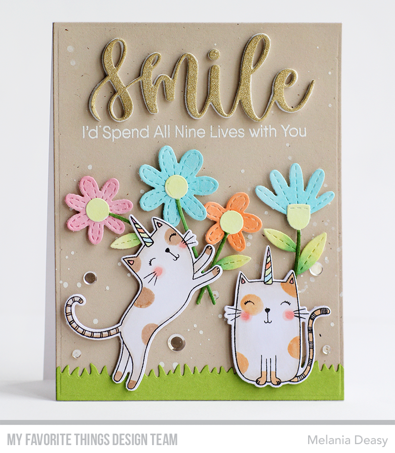 Handmade card from Melania Deasy featuring products from My Favorite Things #mftstamps