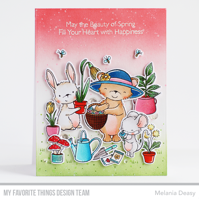 Handmade card from Melania Deasy featuring products from My Favorite Things #mftstamps