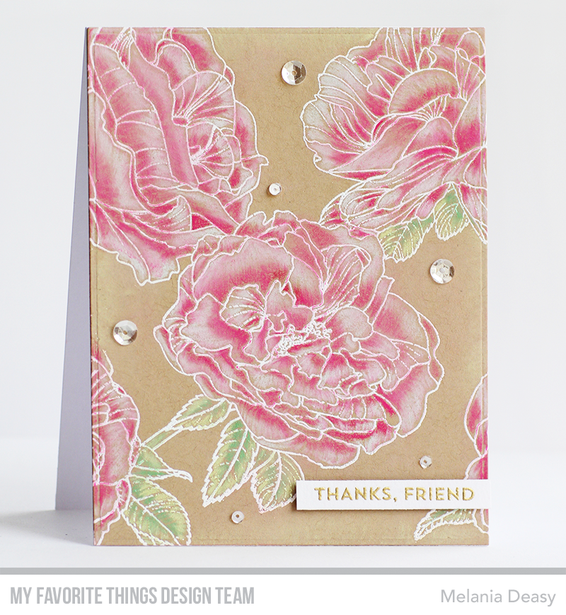 Handmade card from Melania Deasy featuring products from My Favorite Things #mftstamps