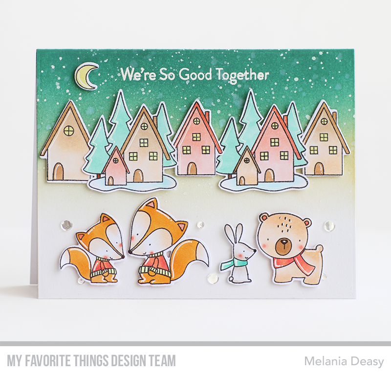 Handmade card from Melania Deasy featuring products from My Favorite Things #mftstamps