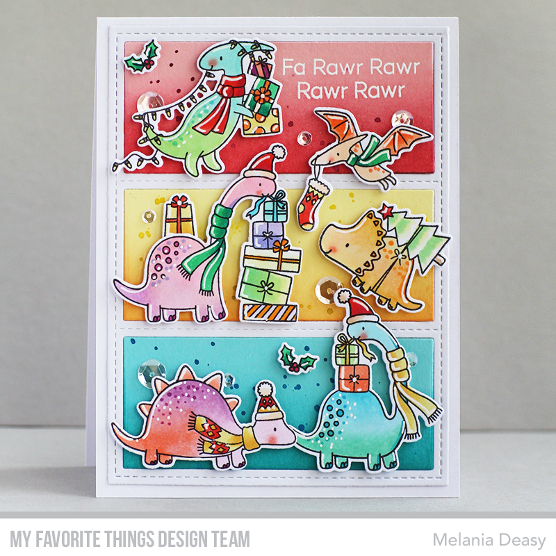 Handmade card from Melania Deasy featuring products form My Favorite Things #mftstamps