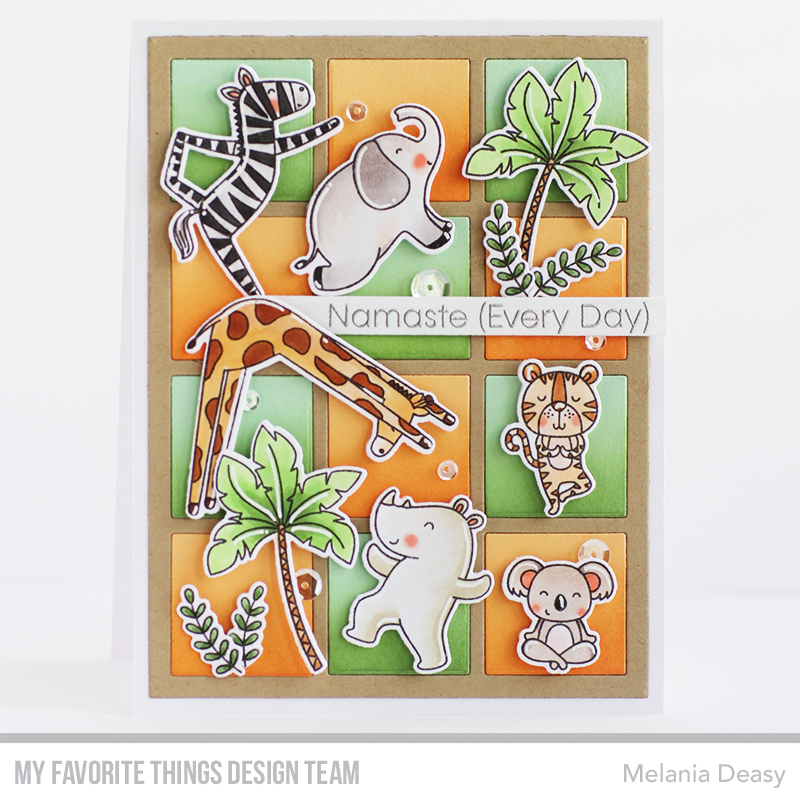 Handmade card from Melania Deasy featuring products from My Favorite Things #mftstamps