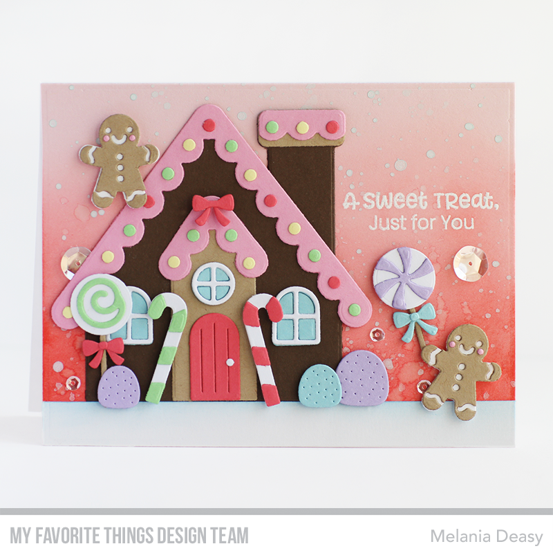 Handmade card from Melania Deasy featuring products from My Favorite Things #mftstamps