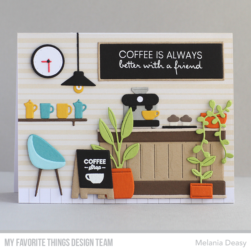 Handmade card from Melania Deasy featuring products from My Favorite Things #mftstamps