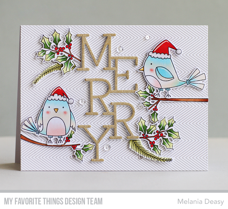 Handmade card from Melania Deasy featuring products from My Favorite Things #mftstamps