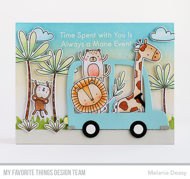 Handmade card from Melania Deasy featuring products from My Favorite Things #mftstamps