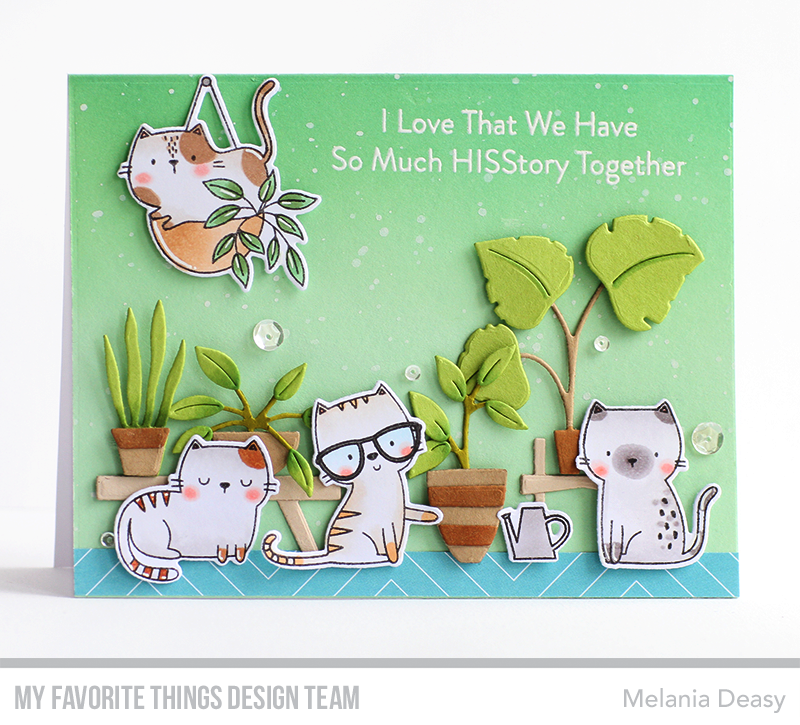 Handmade card from Melania Deasy featuring products from My Favorite Things #mftstamps