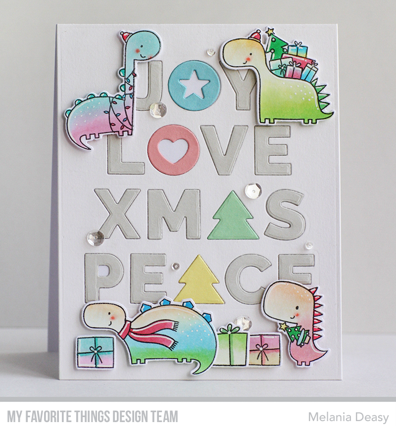 Handmade card from Melania Deasy featuring products from My Favorite Things #mftstamps