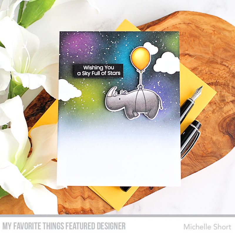 Handmade card from Michelle Short featuring products from My Favorite Things #mftstamps