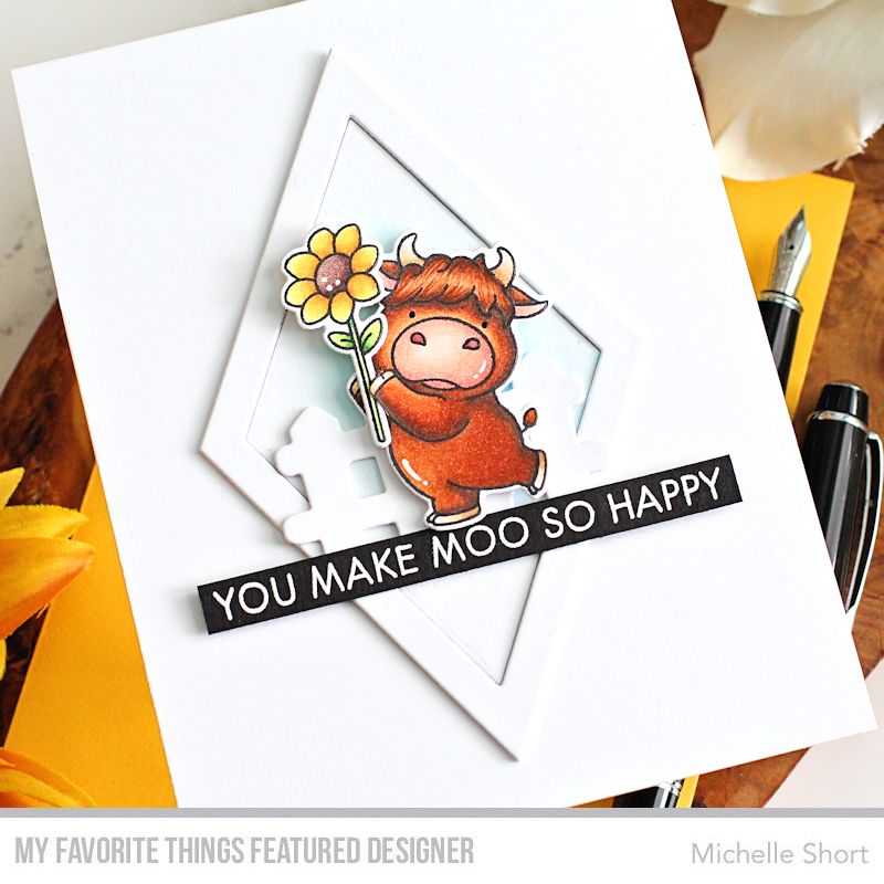 Handmade card from Michelle Short featuring products from My Favorite Things #mftstamps