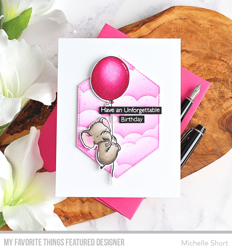 Handmade card from Michelle SHort featuring products from My Favorite Things #mftstamps
