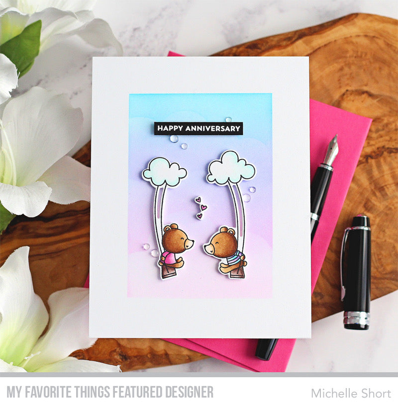 Handmade card from Michelle Short featuring products from My Favorite Things #mftstamps