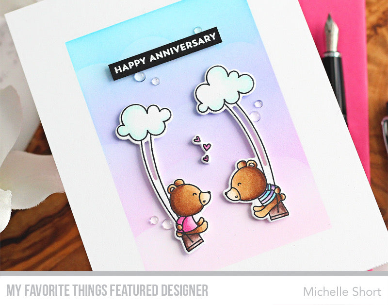 Handmade card from Michelle Short featuring products from My Favorite Things #mftstamps