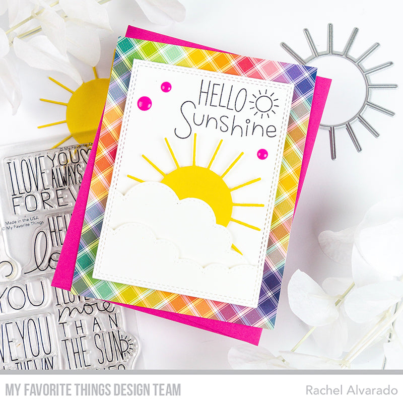 Handmade card from Rachel Alvarado featuring products from My Favorite Things #mftstamps