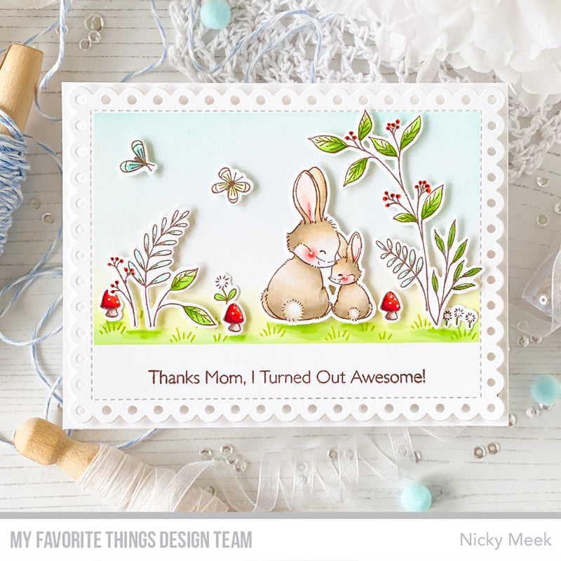 Handmade card from Nicky Meek featuring products from My Favorite Things #mftstamps