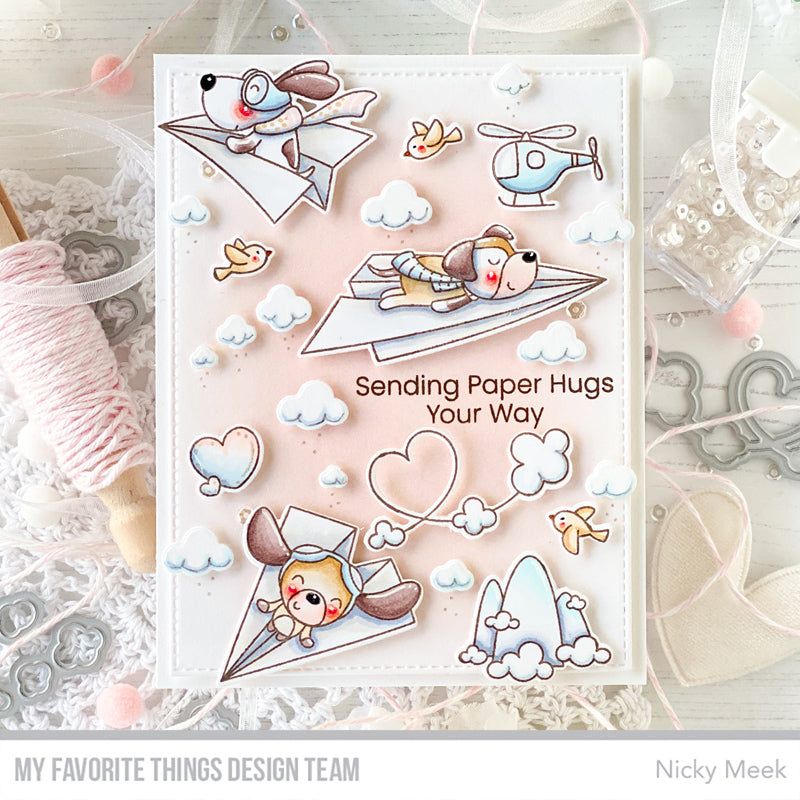 Handmade card from Nicky Meek featuring products from My Favorite Things #mftstamps