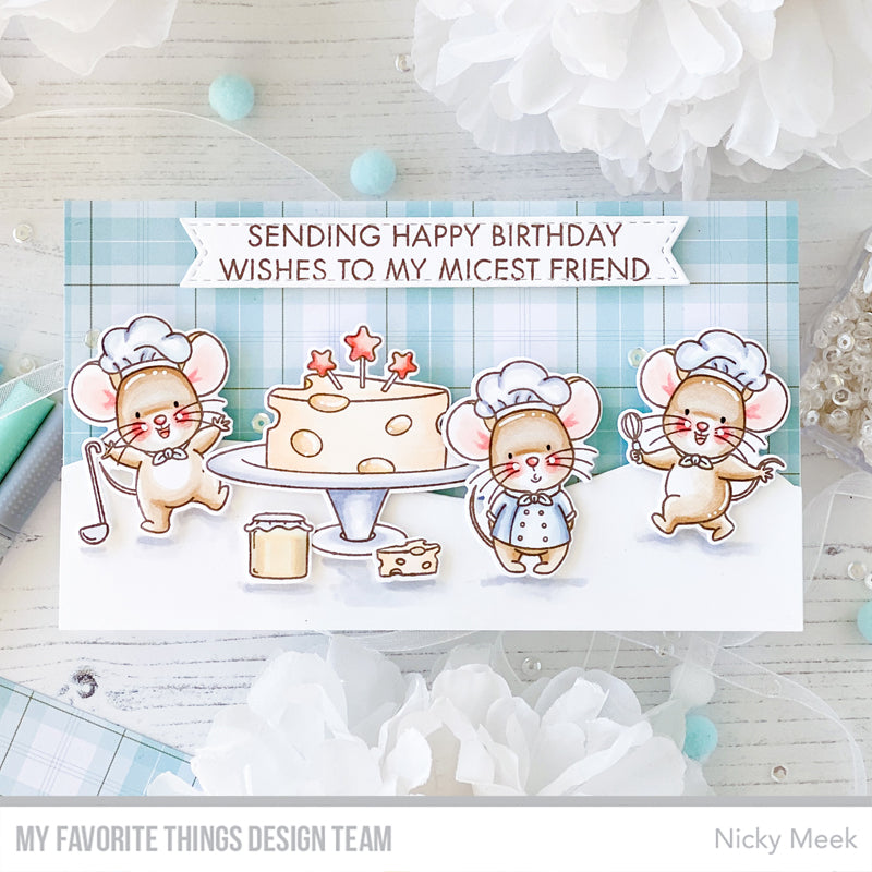 Handmade card from Nicky Meek featuring products from My Favorite Things #mftstamps