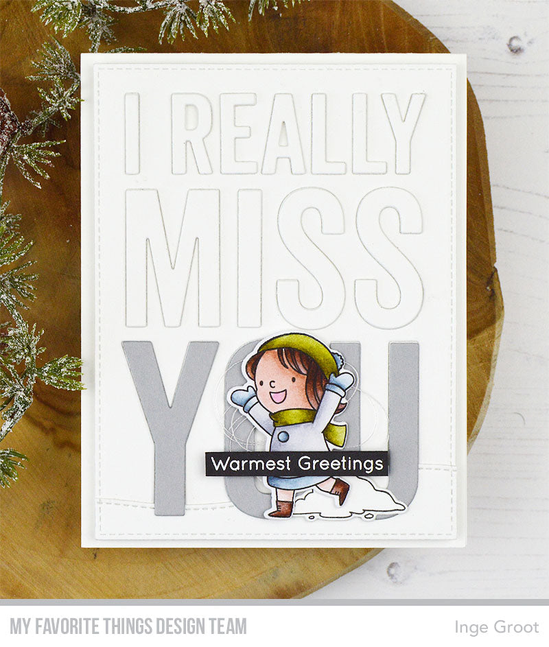 Handmade card from Inge Groot featuring products from My Favorite Things #mftstamps