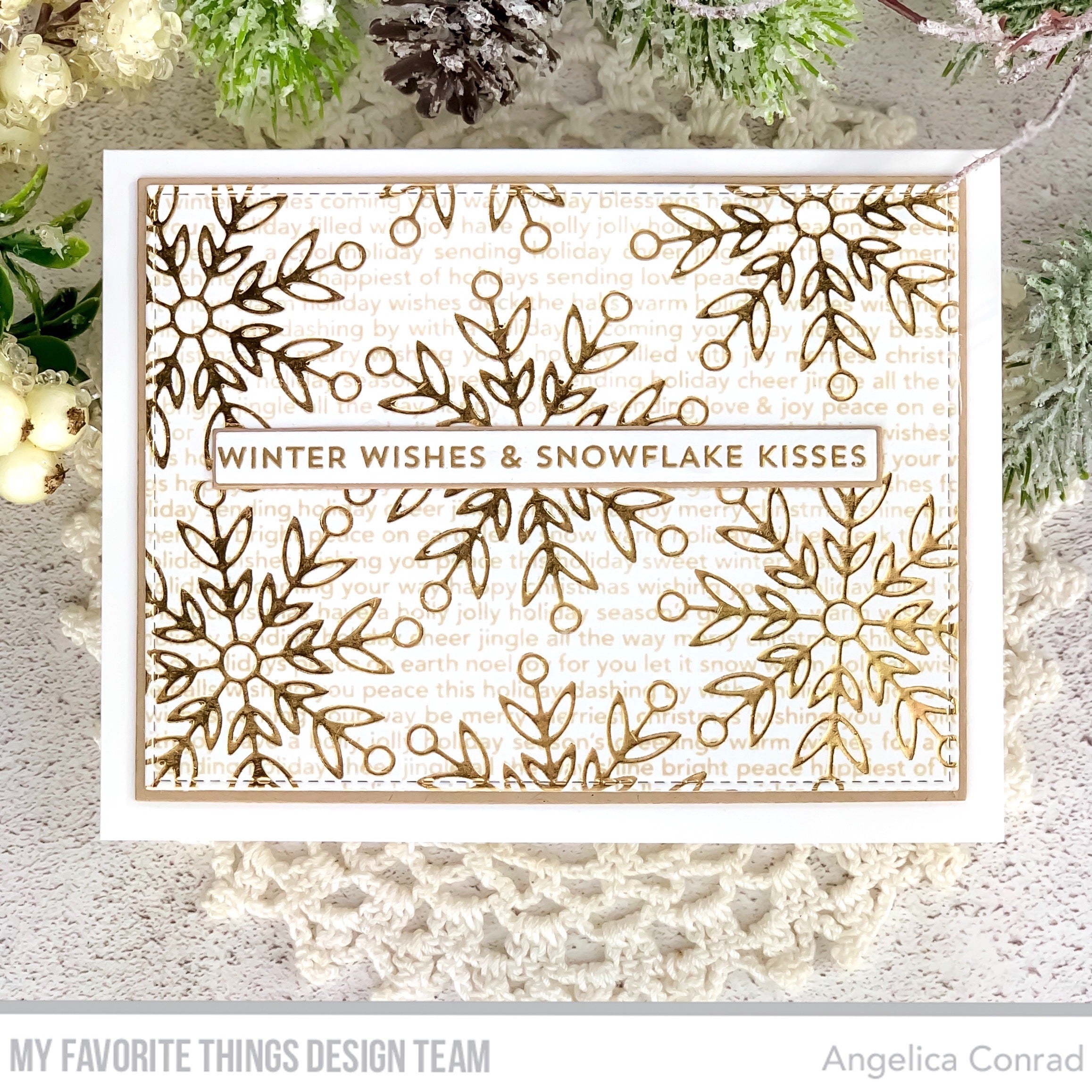 Handmade card from Angelica Conrad featuring products from My Favorite Things #mftstamps