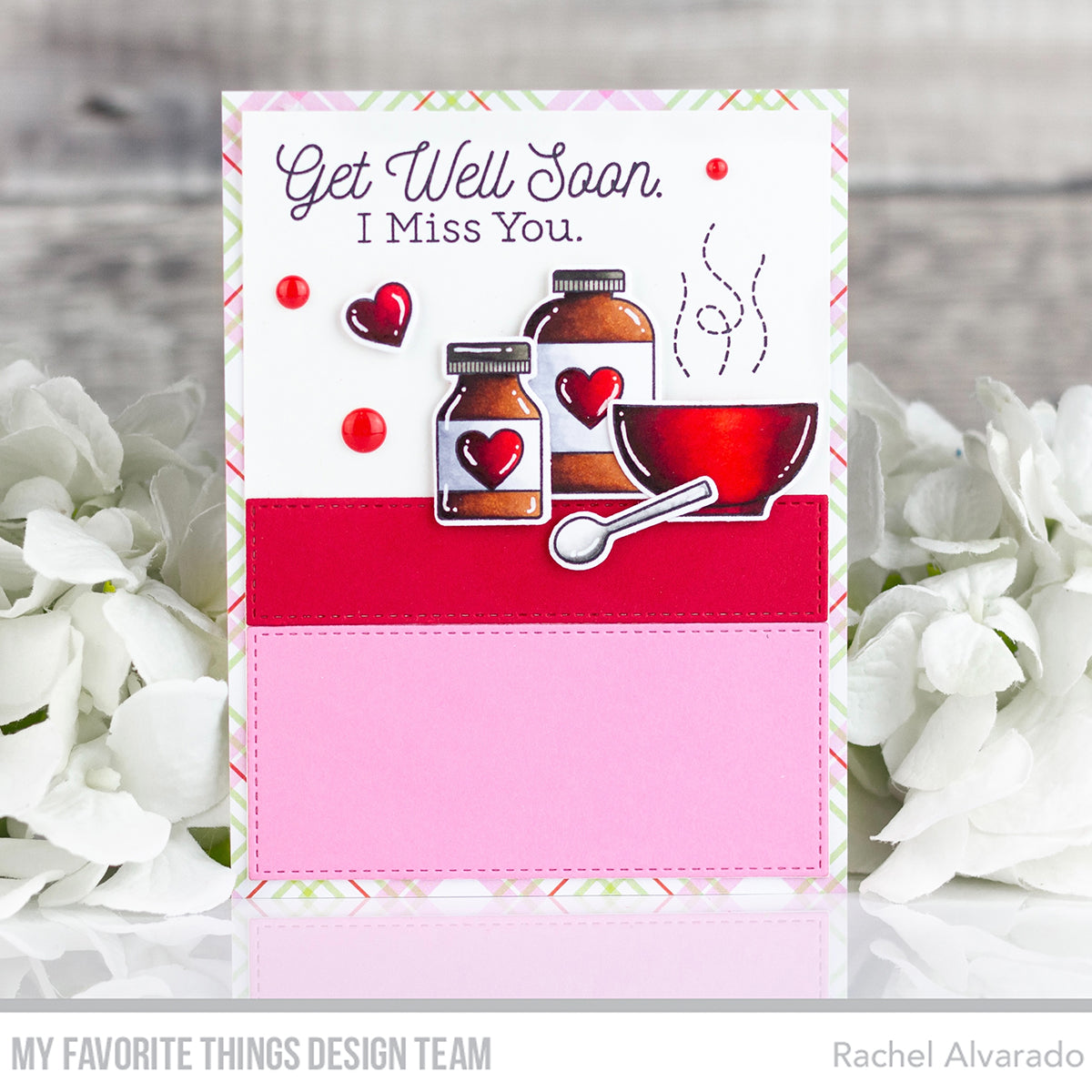 Handmade card from Rachel Alvarado featuring products from My Favorite Things #mftstamps