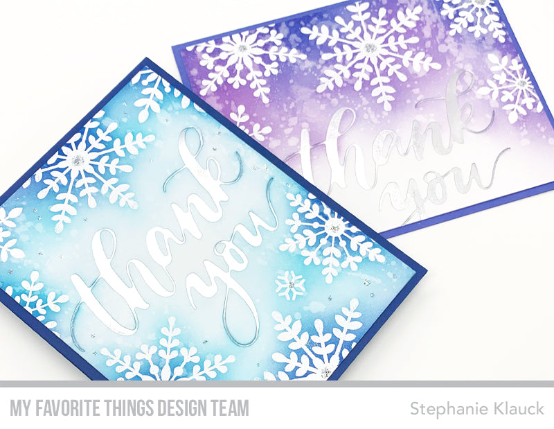 Handmade cards from Stephanie Klauck featuring products from My Favorite Things #mftstamps