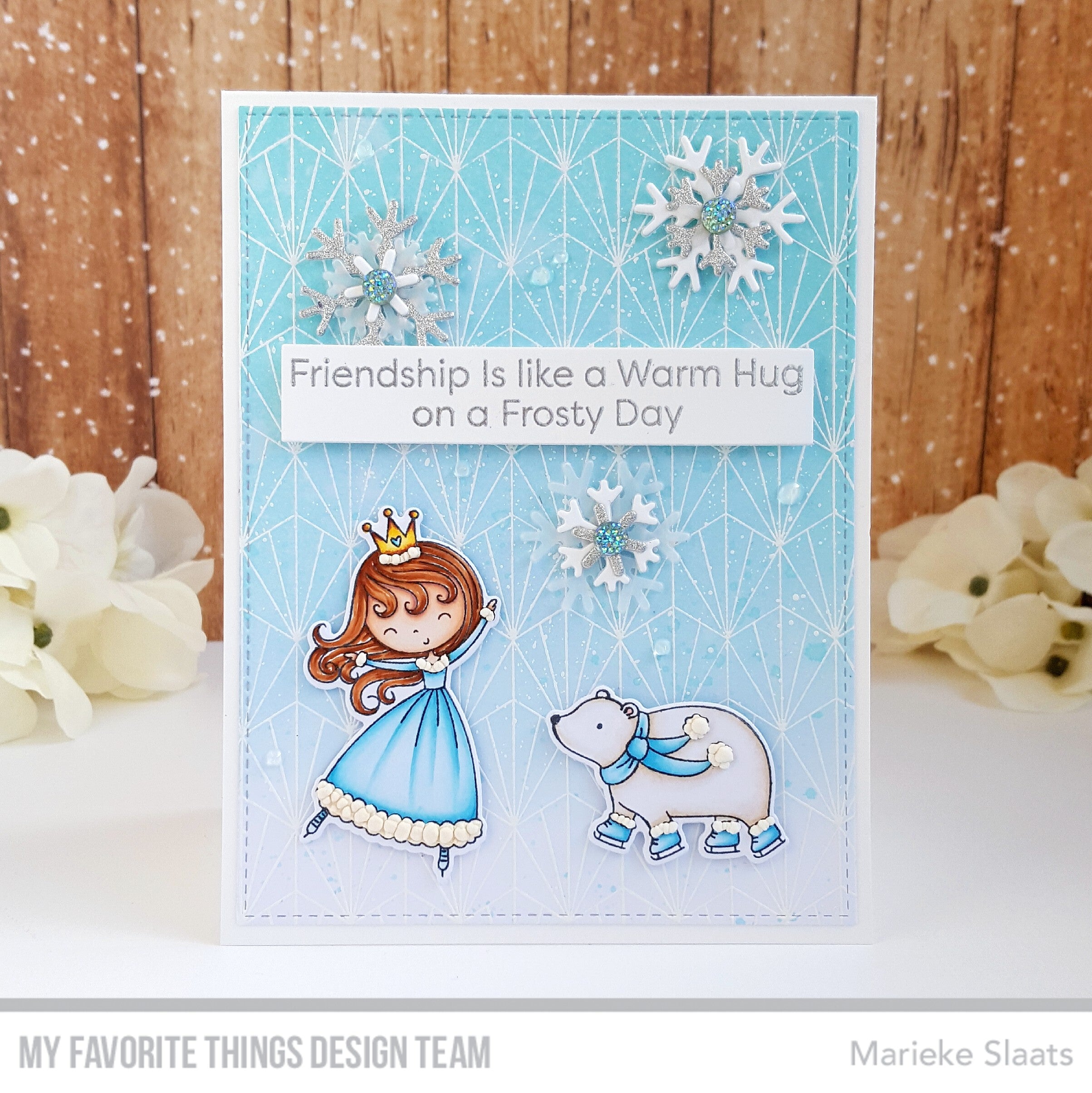 Handmade card from Marieke Slaats featuring products from My Favorite Things #mftstamps