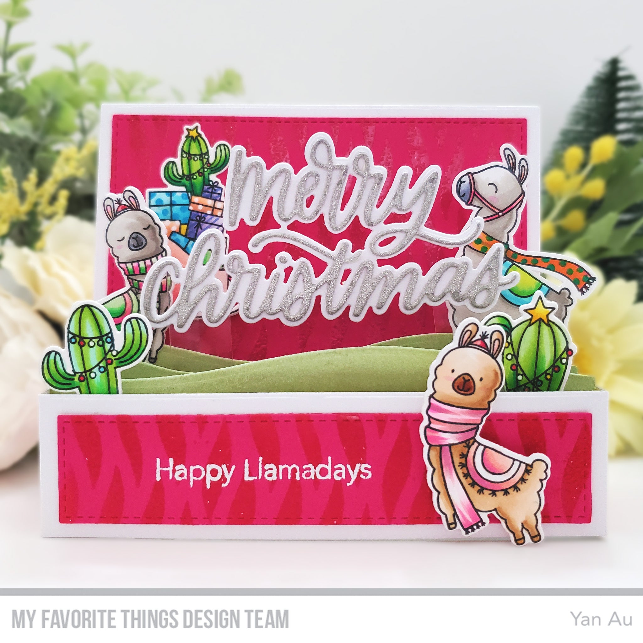 Handmade card from Yan Au featuring products from My Favorite Things #mftstamps