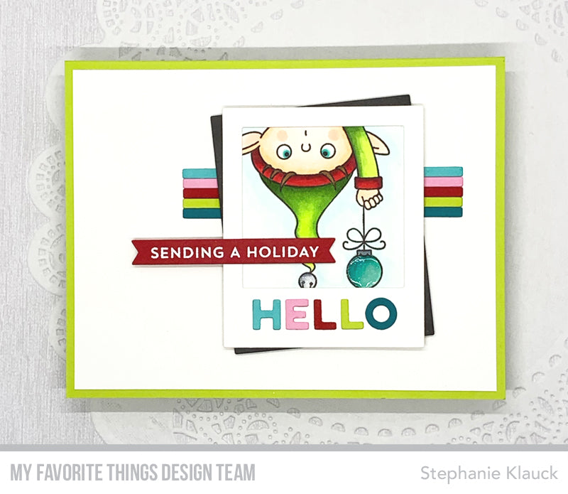 Handmade card from Stephanie Klauck featuring products from My Favorite Things #mftstamps