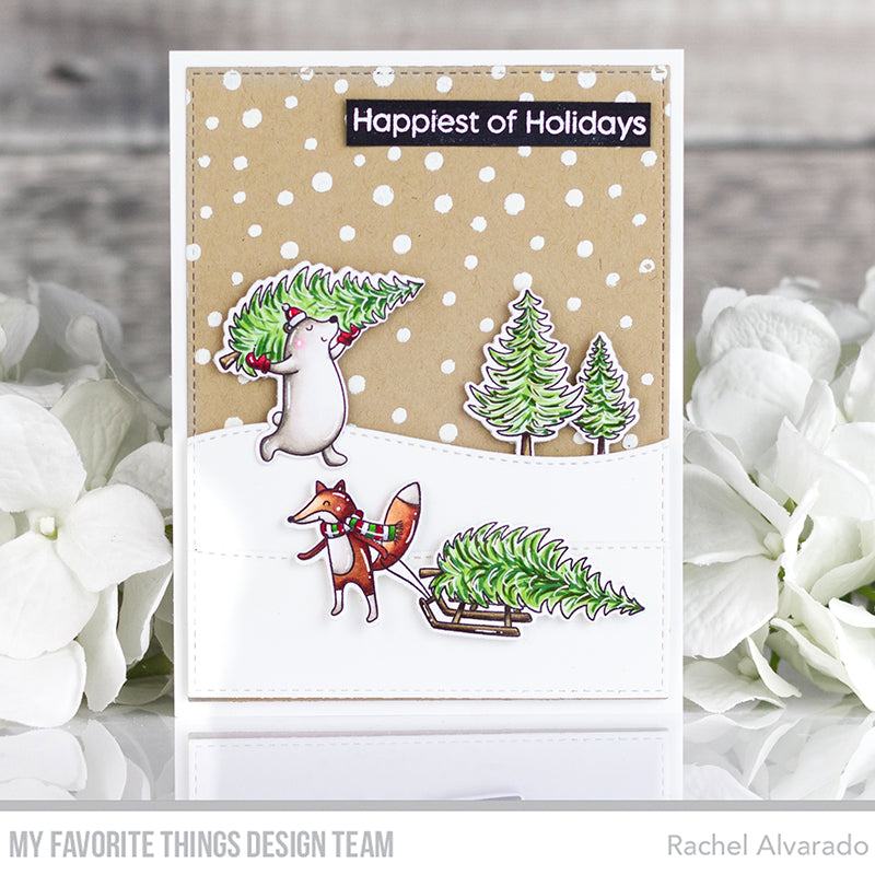 Handmade card from Rachel Alvarado featuring products from My Favorite Things #mftstamps