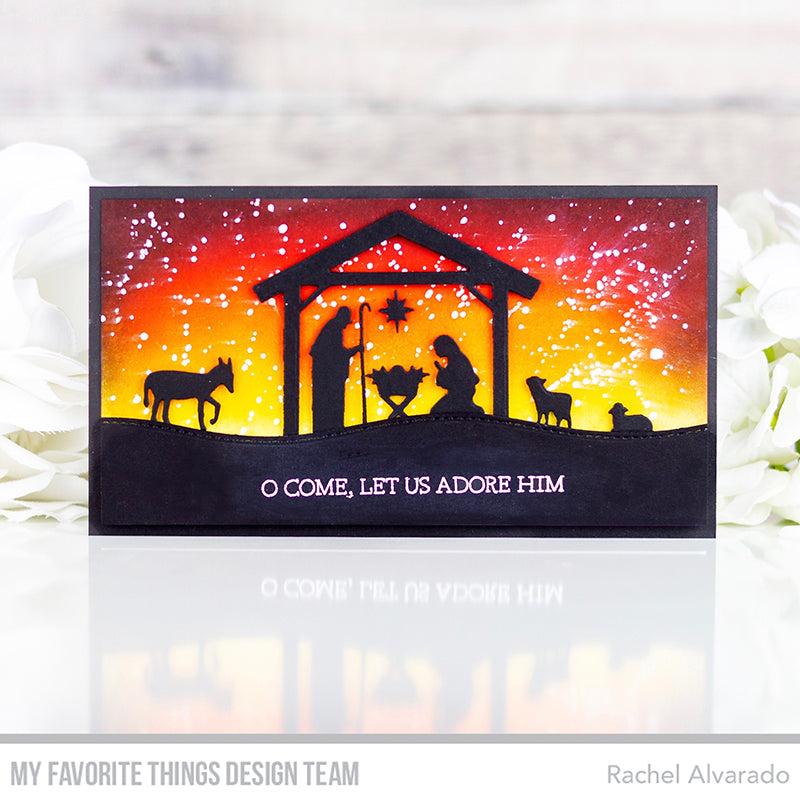 Handmade card from Rachel Alvarado featuring products from My Favorite Things #mftstamps