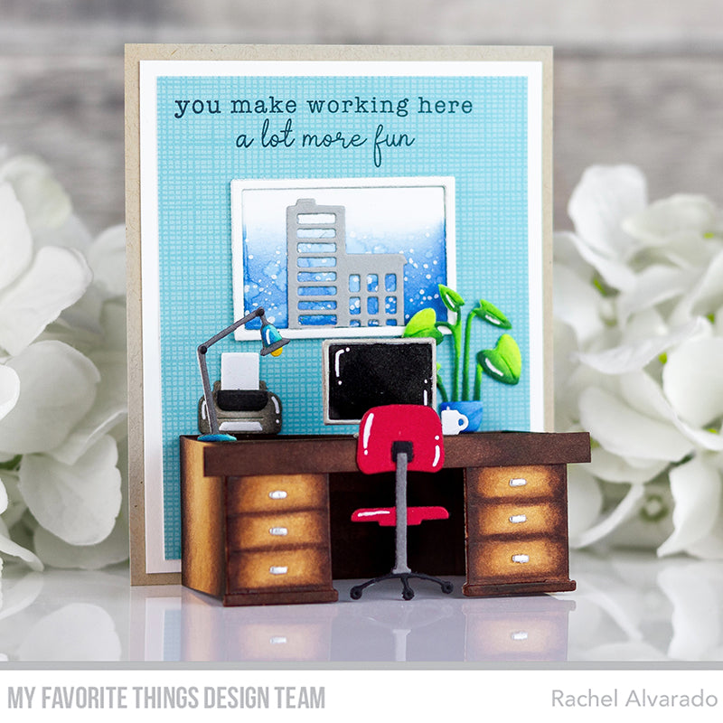 Handmade card from Rachel Alvarado featuring products from My Favorite Things #mftstamps