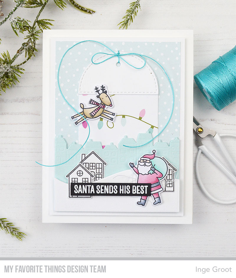 Handmade card from Inge Groot featuring products from My Favorite Things #mftstamps