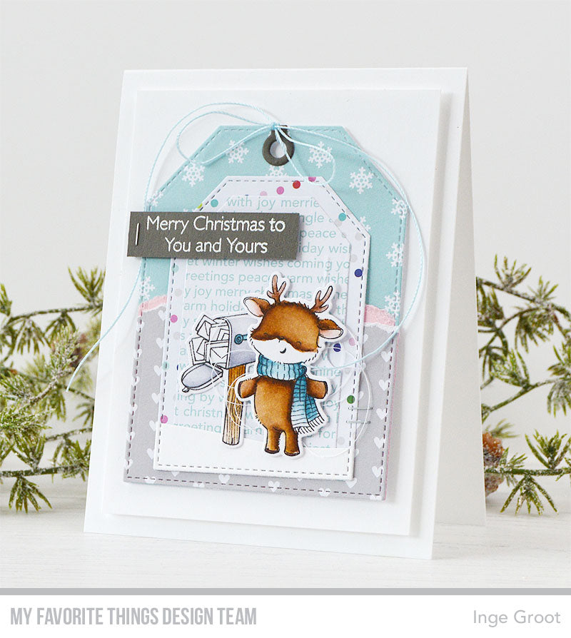 Handmade card from Inge Groot featuring products from My Favorite Things #mftstamps