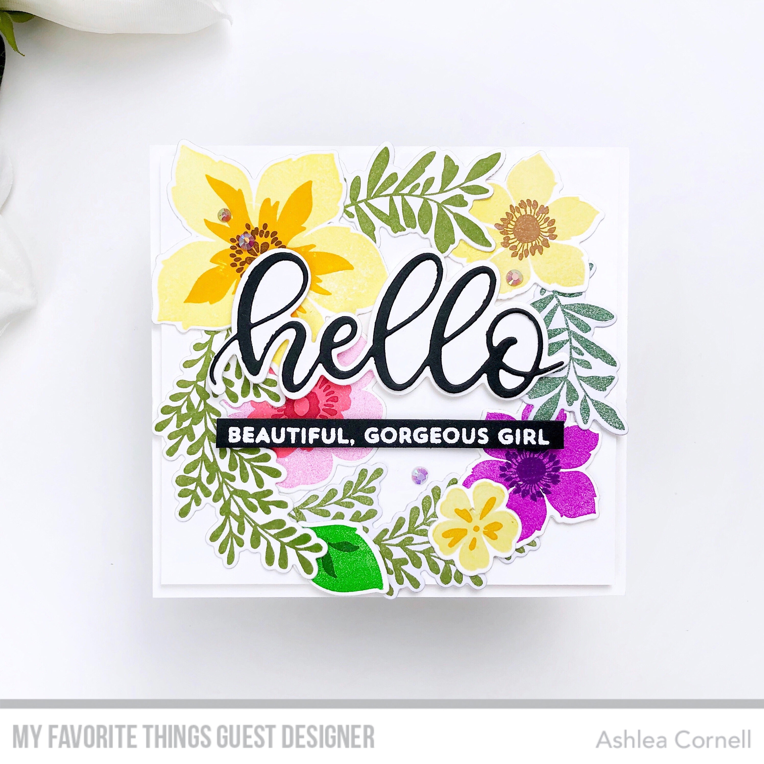 Handmade card from Ashlea Cornell featuring products from My Favorite Things #mftstamps