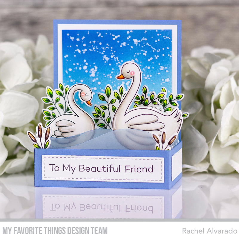 Handmade card from Rachel Alvarado featuring products from My Favorite Things #mftstamps