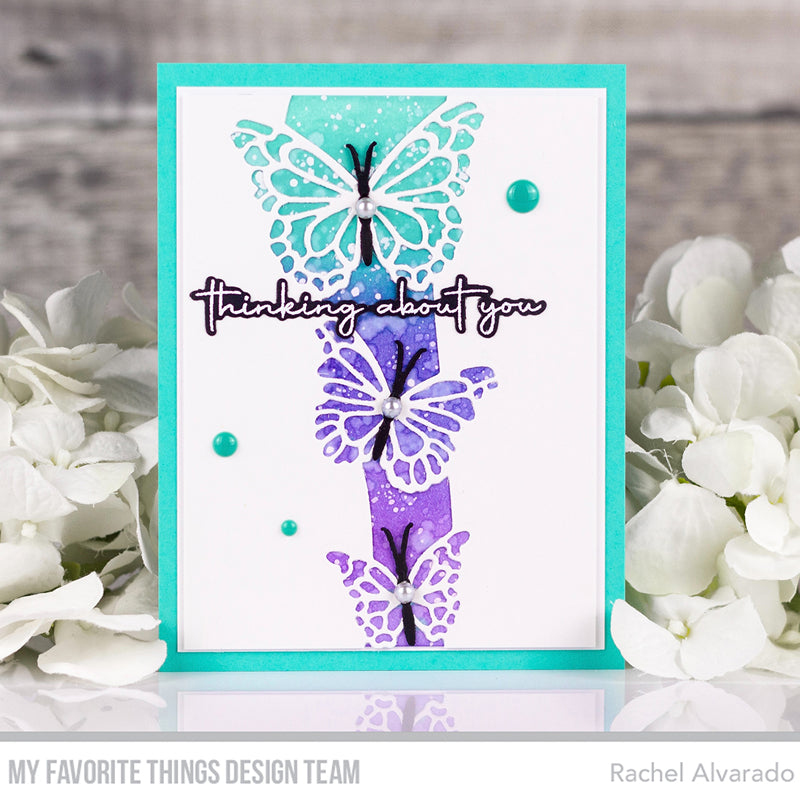 Handmade card from Rachel Alvarado featuring products from My Favorite Things #mftstamps