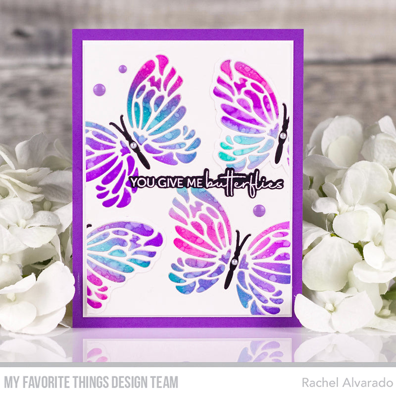 Handmade card from Rachel Alvarado featuring products from My Favorite Things #mftstamps