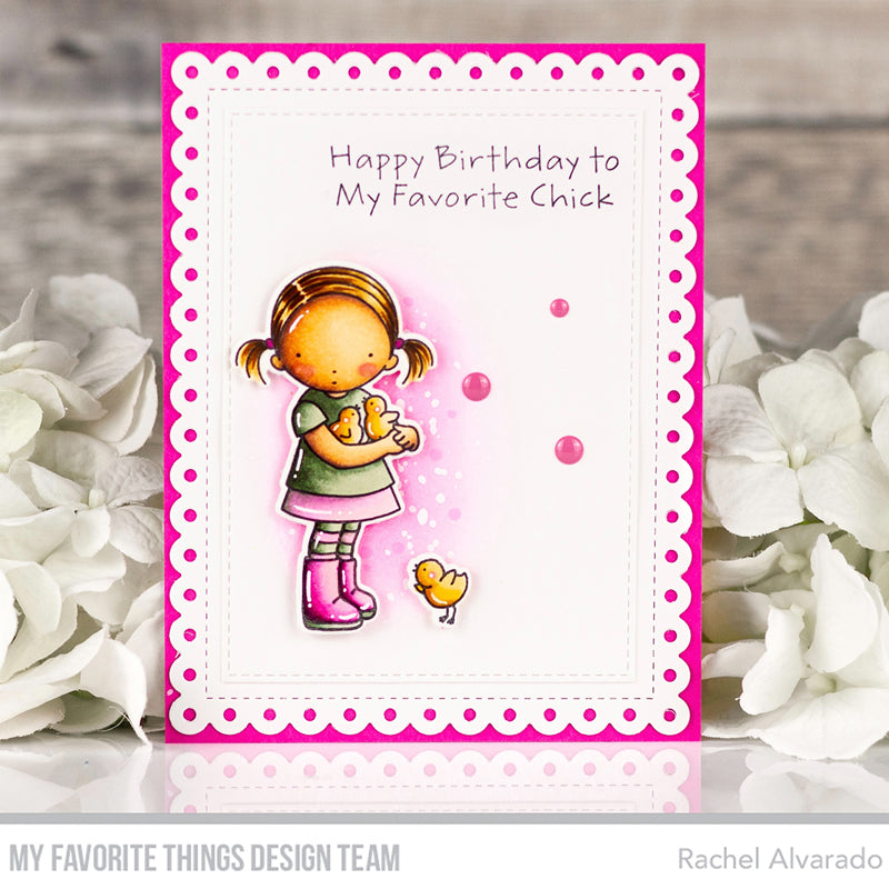 Handmade card from Rachel Alvarado featuring products from My Favorite Things #mftstamps