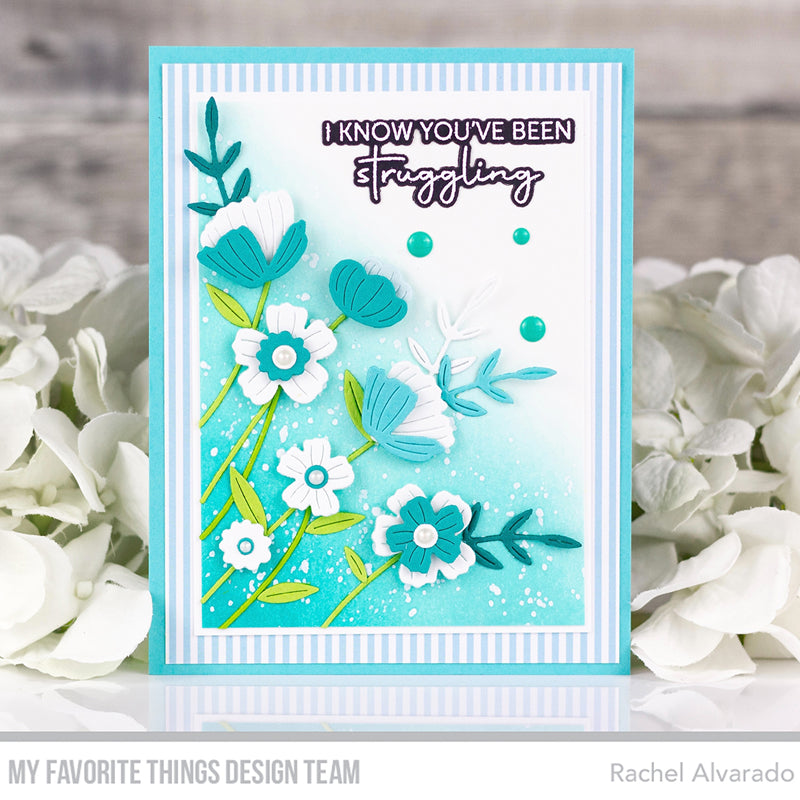 Handmade card from Rachel Alvarado featuring products from My Favorite Things #mftstamps