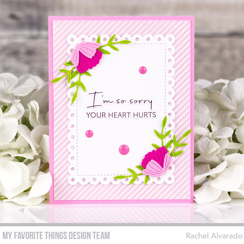 Handmade card from Rachel Alvarado featuring products from My Favorite Things #mftstamps