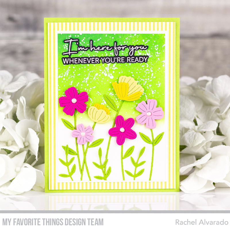 Handmade card from Rachel Alvarado featuring products from My Favorite Things #mftstamps