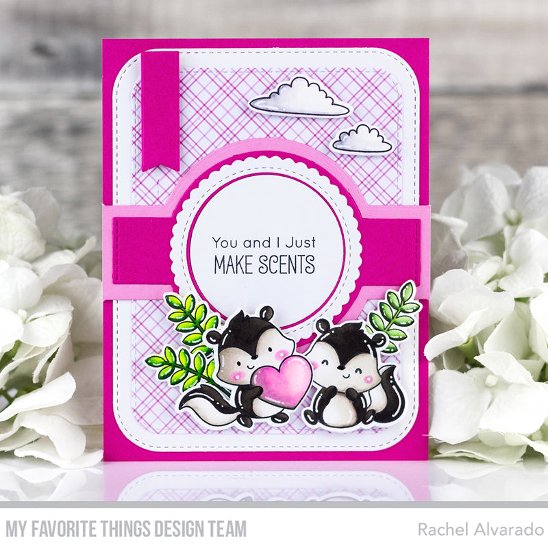 Handmade card from Rachel Alvarado featuring products from My Favorite Things #mftstamps