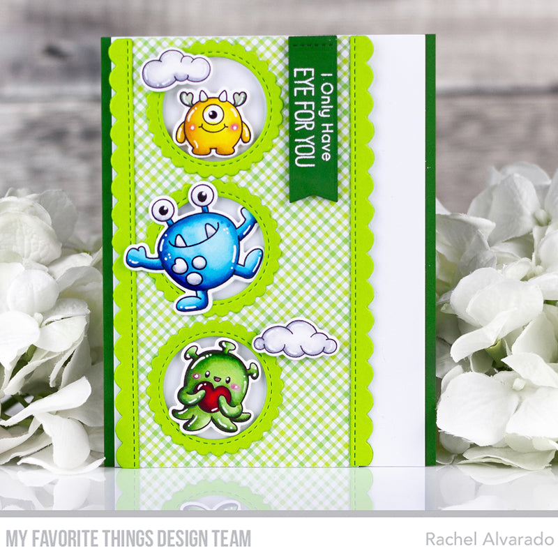 Handmade card from Rachel Alvarado featuring products from My Favorite Things #mftstamps